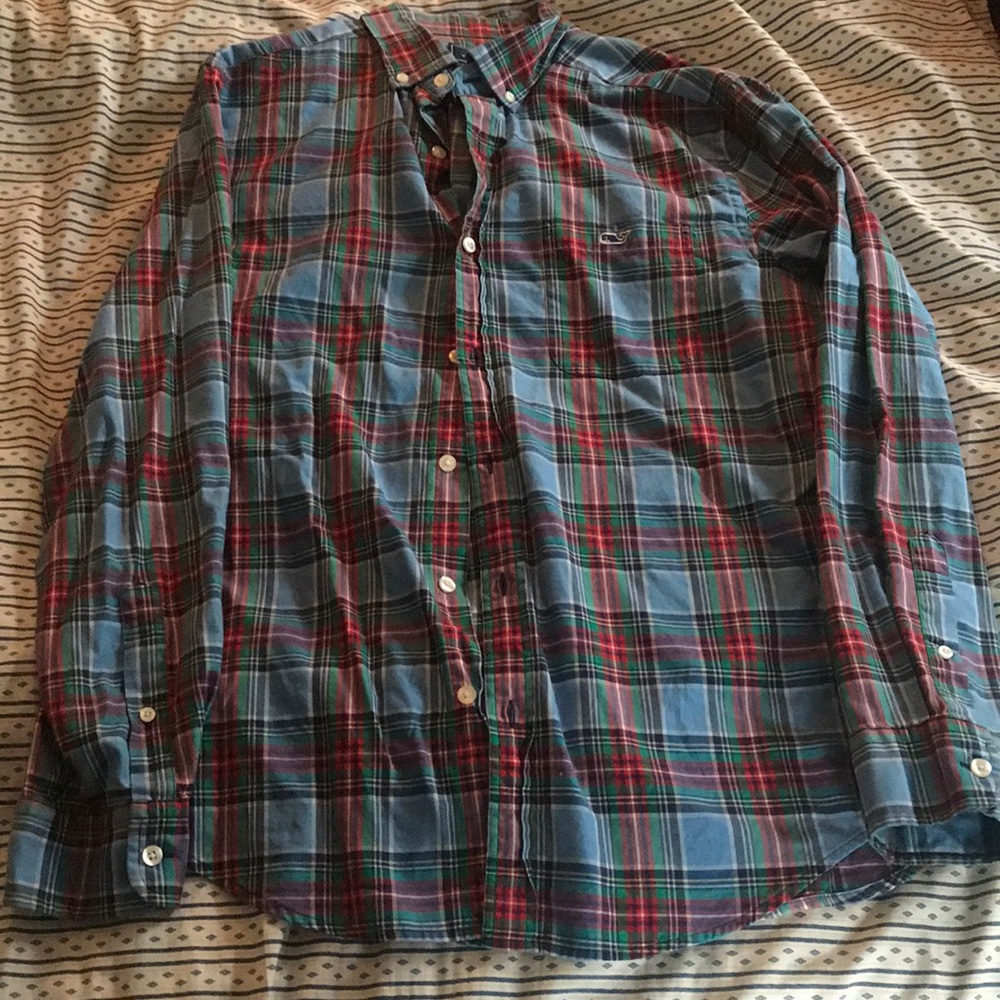 Vineyard Vines Plaid Classic Fit Tucker Shirt